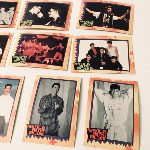 Vtg 1989 New Kids on  The Block 52 Assorted Trading Cards - Picture 9 of 16